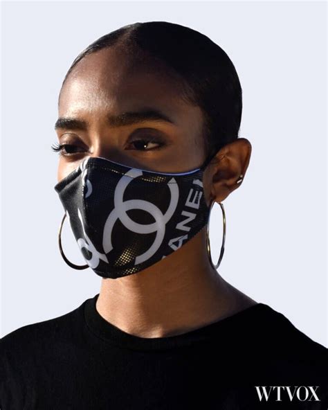 chanel face mask beanie|chanel headbands.